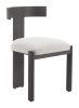 Tiana Dining Chair Black & Beige