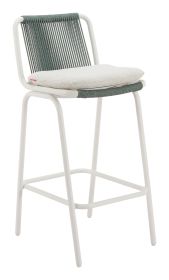 Luft Barstool White & Green