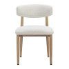 Bege Dining Chair White