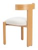 Tiana Dining Chair Natural & Beige