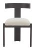 Tiana Dining Chair Black & Beige