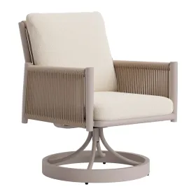 Rivan Swivel Dining Chair Beige