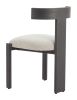 Tiana Dining Chair Black & Beige