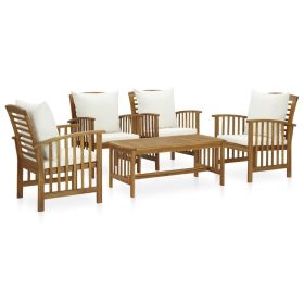 Garden Lounge Set Acacia wood Solid acacia wood Medium Durable