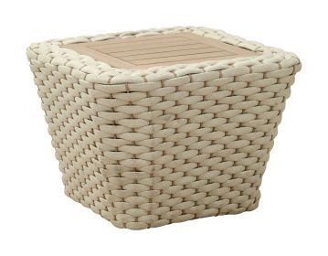 Antul Coffee Table White & Natural