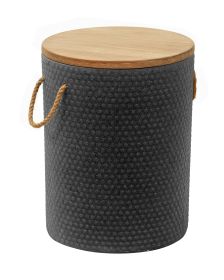 Beban Side Table Natural & Black